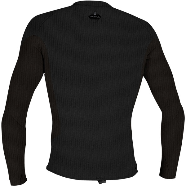 2024 O'Neill Mens Hyperfreak Comp-X 2mm Long Sleeve Wetsuit Top 5488 - Black / Gun Metal